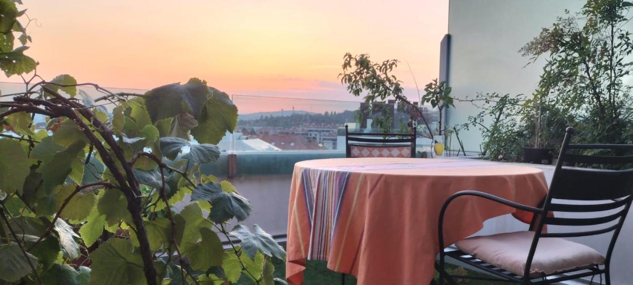 Preciosa Habitacion Suite En Atico Con Terraza Сантьяго-де-Компостела Экстерьер фото